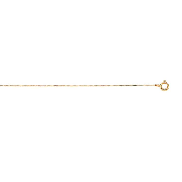 10K Gold .45Mm Classic Box Chain