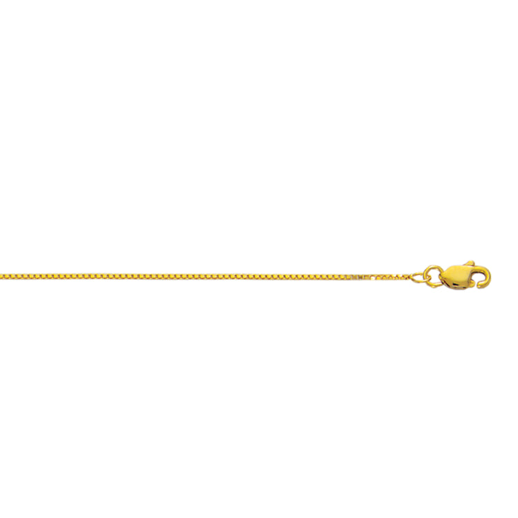 10K Gold 0.78Mm Classic Box Chain