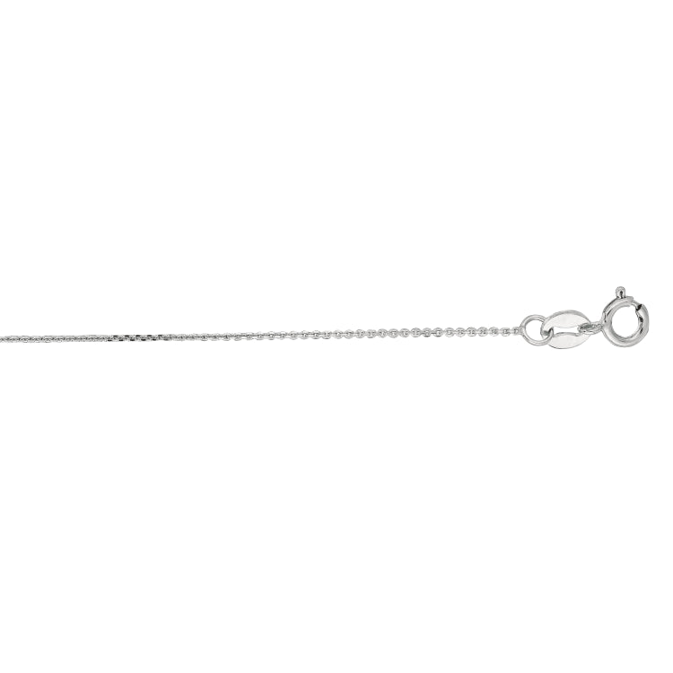 10K Gold 0.87Mm Diamond Cut Cable Chain