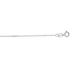 10K Gold 0.87Mm Diamond Cut Cable Chain