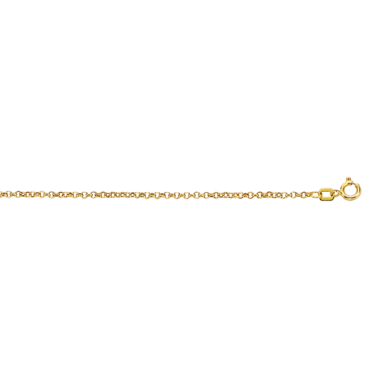 10K Gold 1.9Mm Lite Rolo Chain