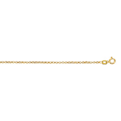 10K Gold 1.9Mm Lite Rolo Chain