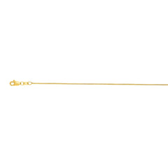 10K Gold .6Mm Wheat Chain