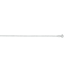10K Gold .80Mm Machine Rope Chain Carded
