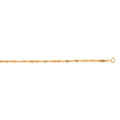 10K Gold 2.2Mm Singapore Chain