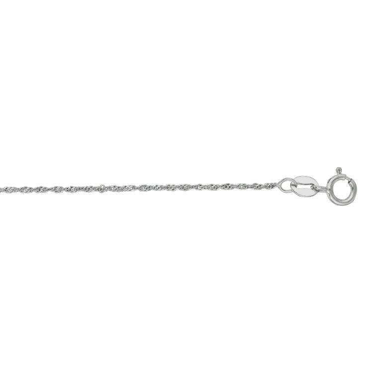 10K Gold 1.1Mm Singapore Chain