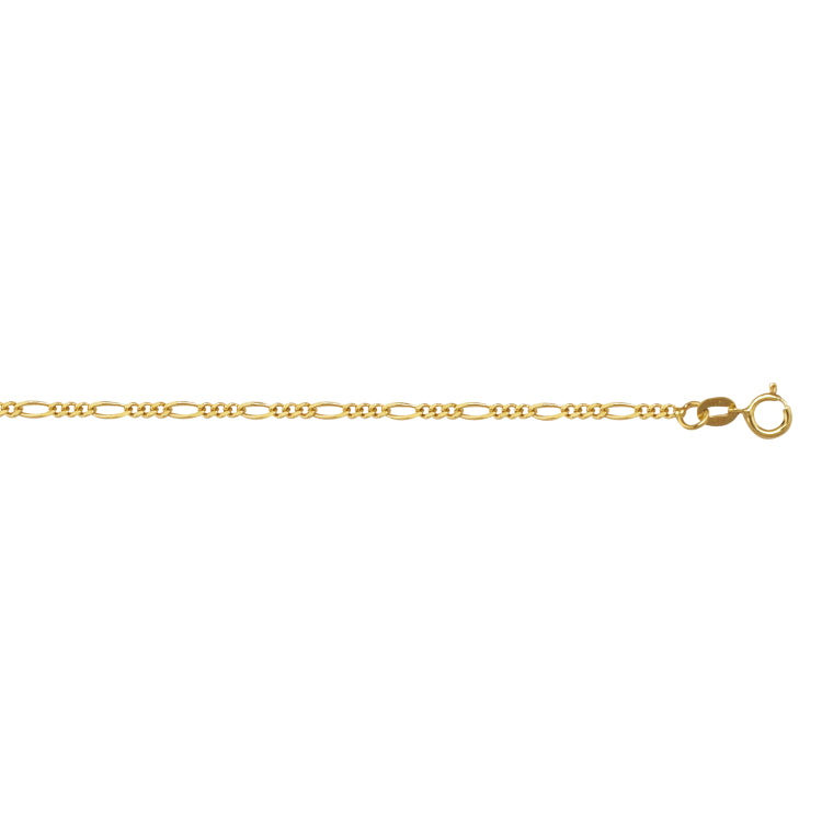 10K Gold 1.9Mm Figaro Chain