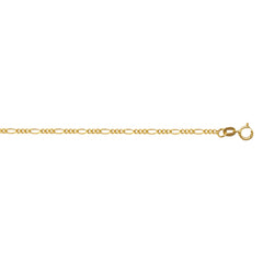 10K Gold 1.9Mm Figaro Chain