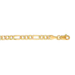 10K Gold 3.7Mm Lite Figaro Chain