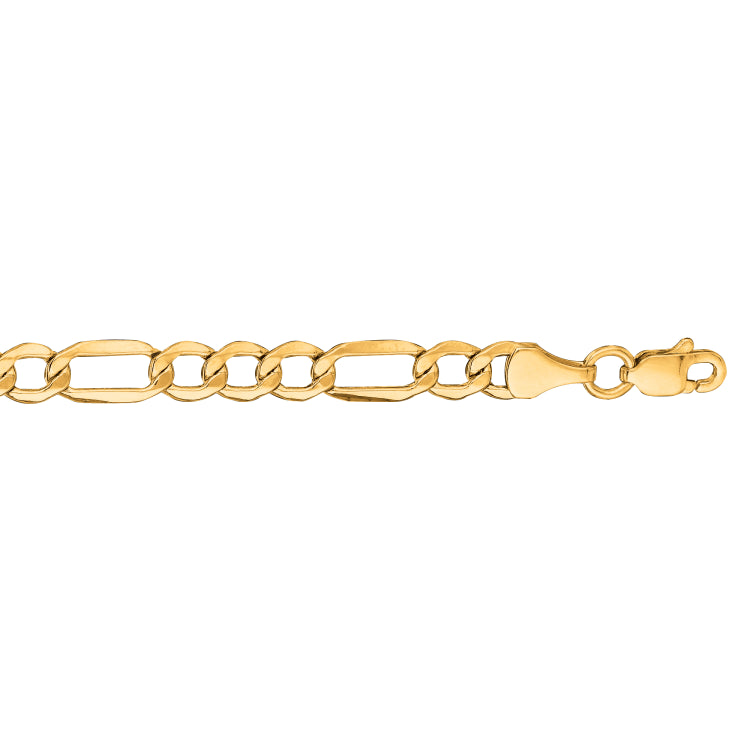 10K Gold 4.7Mm Lite Figaro Chain