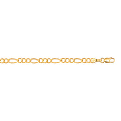 10K Gold 3.7Mm Figaro Chain