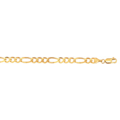 10K Gold 6.6Mm Figaro Chain
