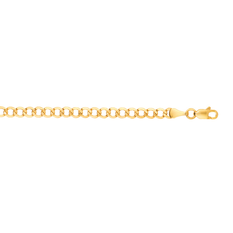 10K Gold 4.4Mm Lite Comfort Curb Chain
