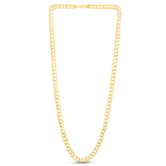 10K Gold 7.0Mm Comfort Curb Chain