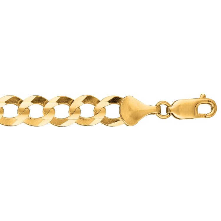 10K Gold 8.2Mm Comfort Curb Chain