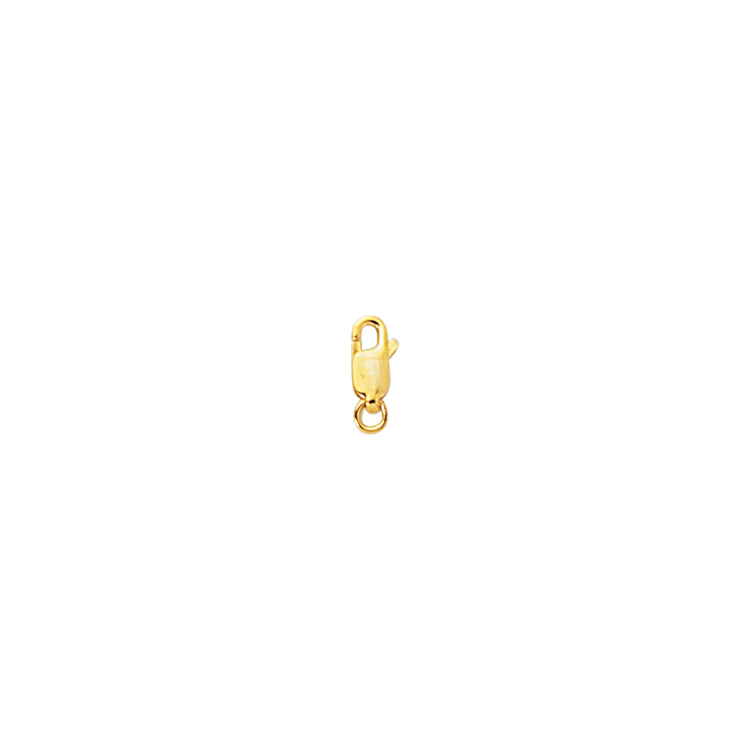 10K Gold 9Mm Rectangular Lobster Lock