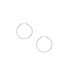 10K Gold 1.5X40Mm Hoop Earring
