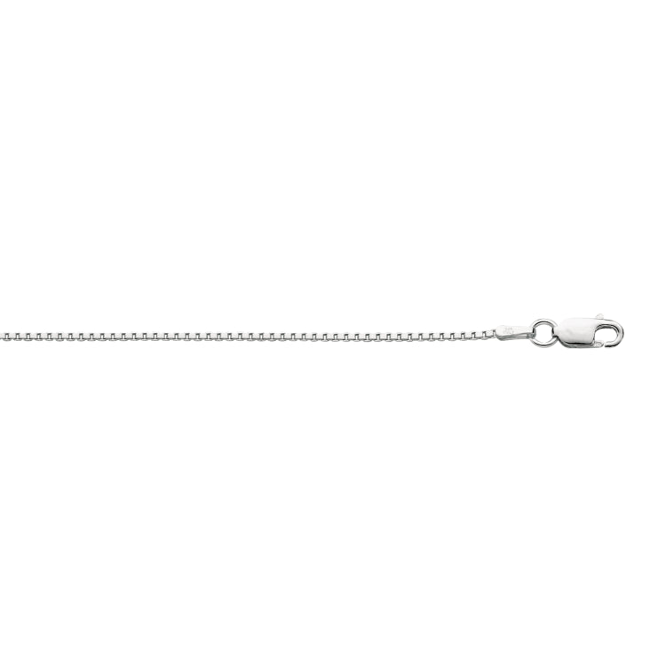Silver 1.3Mm Classic Box Chain