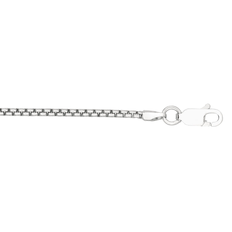 Silver 1.8Mm Round Box Chain
