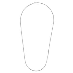 Silver 2Mm Round Box Chain