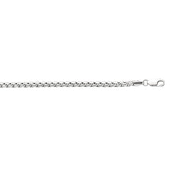 Silver 3.80Mm Round Box Chain