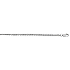 Silver 2.2Mm Diamond Cut Wheat Chain