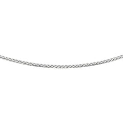 Silver 3.2Mm Semi-Solid Wheat Chain