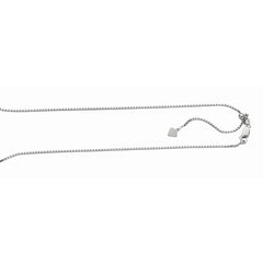 Silver 1.4Mm Adjustable Box Chain