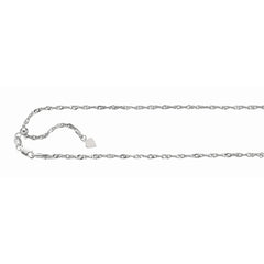 Silver 1.5Mm Adjustable Singapore Chain