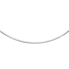 Silver 4Mm Omega Chain