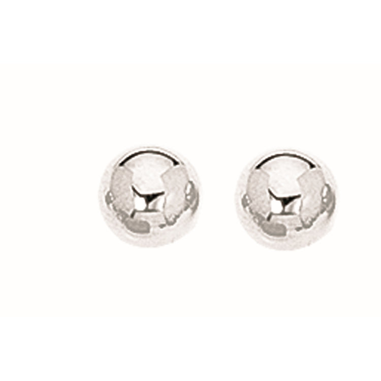 Silver 7Mm Ball Earring