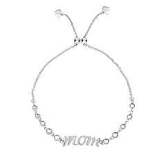 Sterling Silver Mom Friendship Bracelet