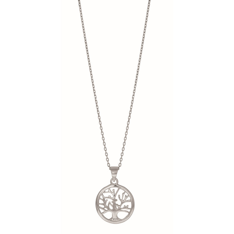 Silver Mini Tree Of Life Necklace