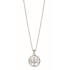 Silver Mini Tree Of Life Necklace