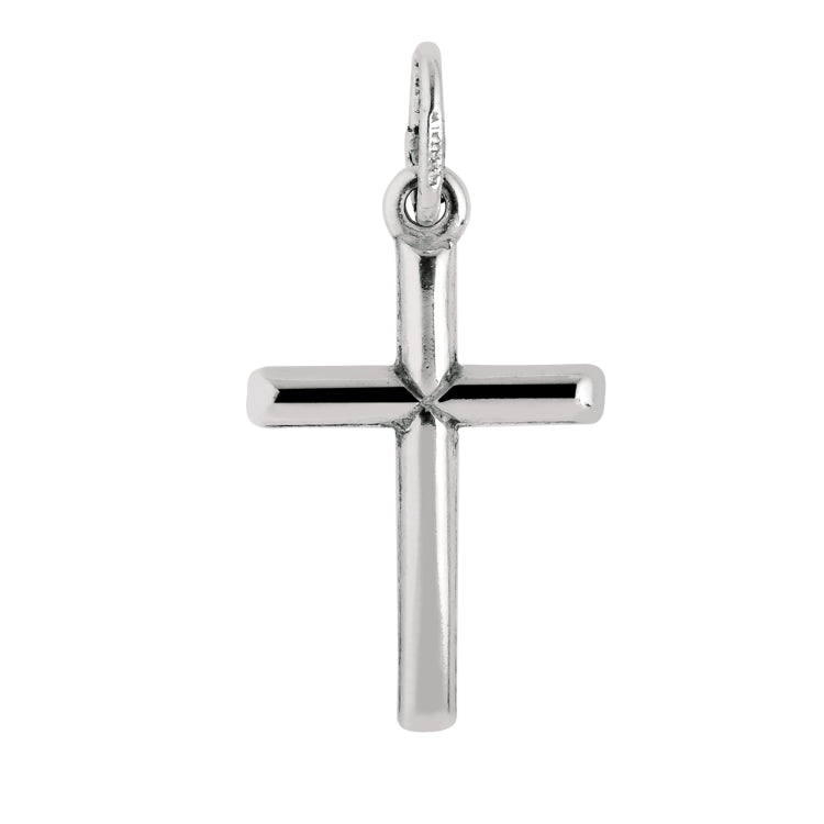  Silver Small Tube Cross