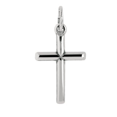  Silver Small Tube Cross