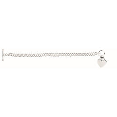 Silver Small Heart Toggle