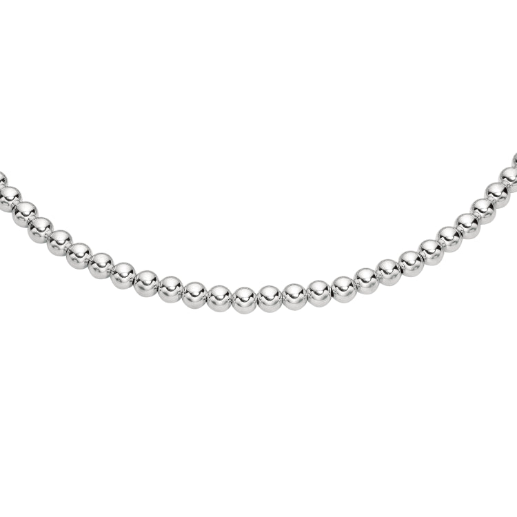 Silver 10Mm Bead Bracelet