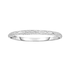 Silver X Design 5Mm Bangle