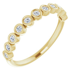 Bezel-Set Anniversary Band