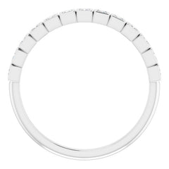 Bezel-Set Anniversary Band