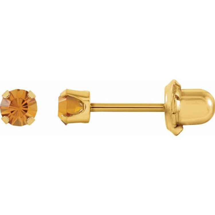 Inverness® Piercing Birthstone Stud Earrings