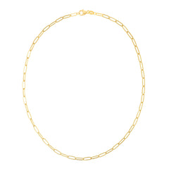 14K 3.5Mm Paperclip Chain