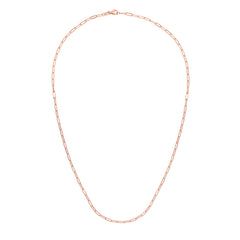 14K Gold 2.1Mm Paperclip Chain