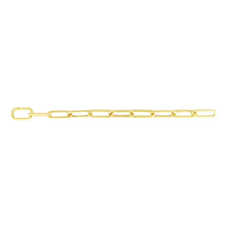 14K 8.5Mm Paperclip Chain