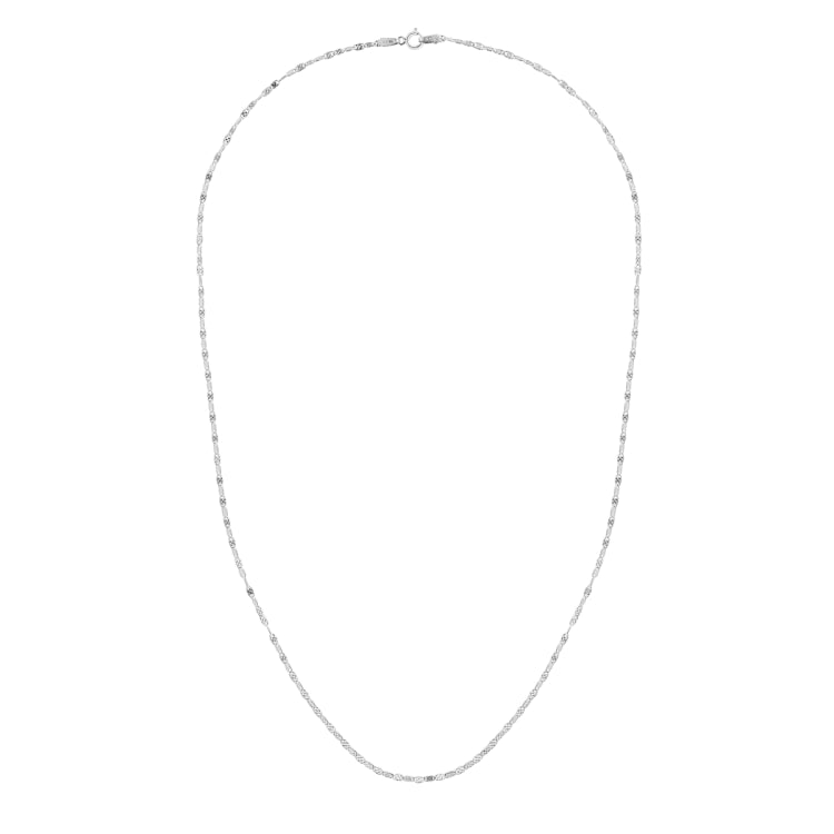 14K Gold 1.7Mm Sparkle Valentino Chain