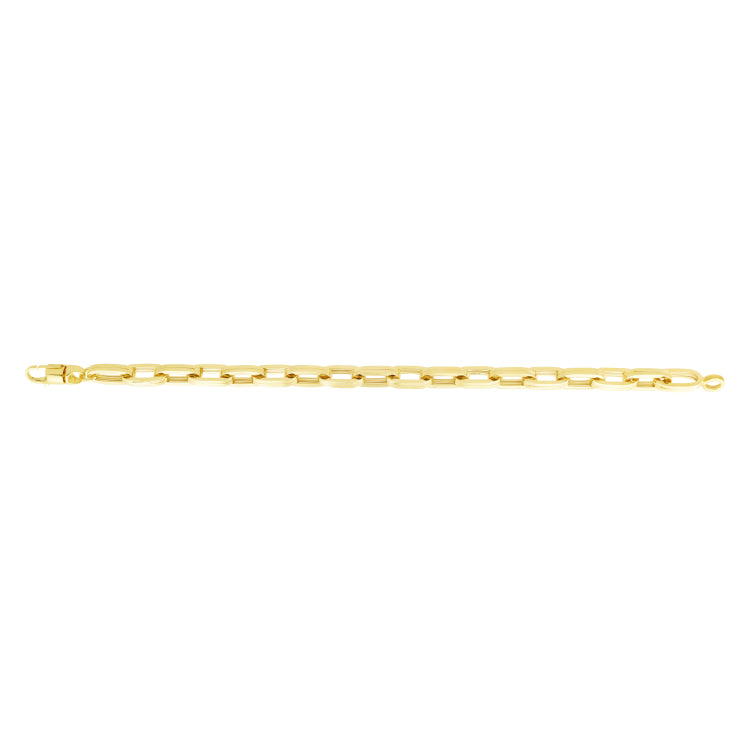 14K Men'S Paperclip Bracelet