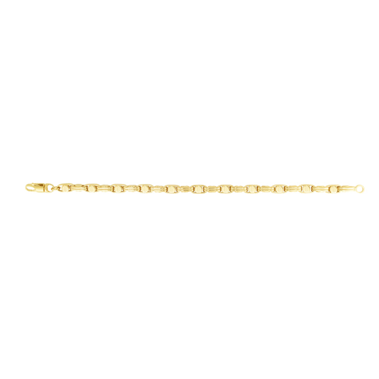 14K Men'S Fancy Anchor Link Chain