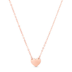 14K Pink Mini Heart Pendant