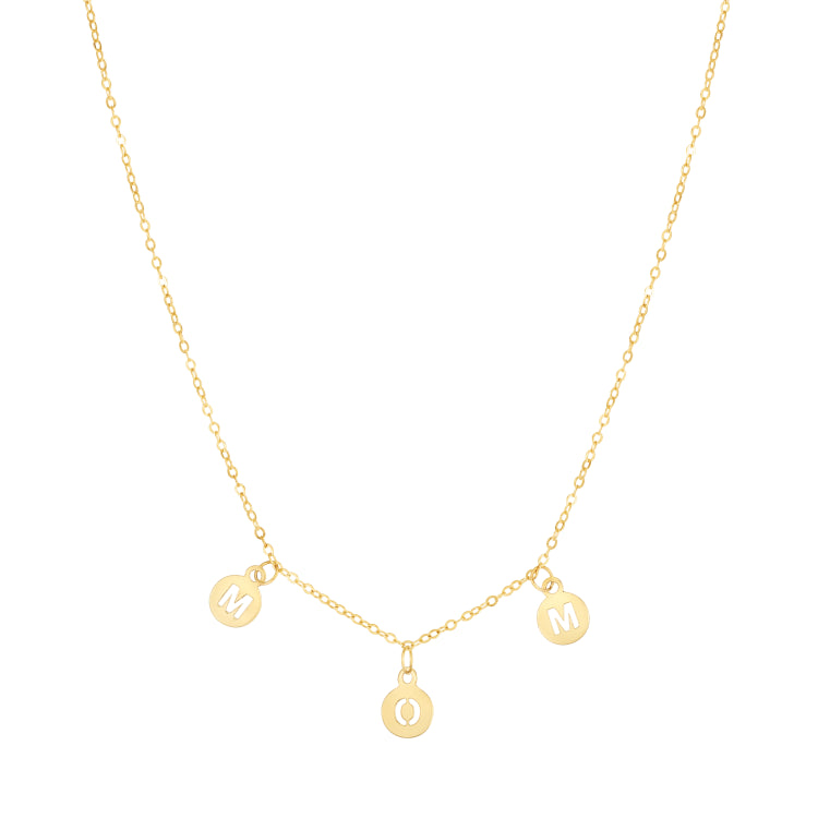 14K "Mom" Necklace